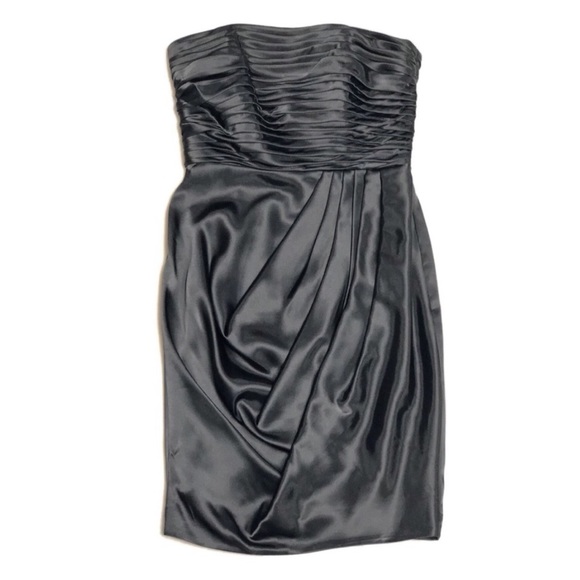 David's Bridal Dresses & Skirts - David’s Bridal Strapless Black Mini Dress